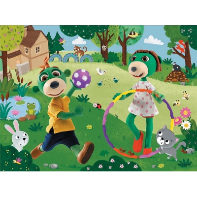Puzzle 30 elementów Aktywny Dzień Treflików 18287 Trefl