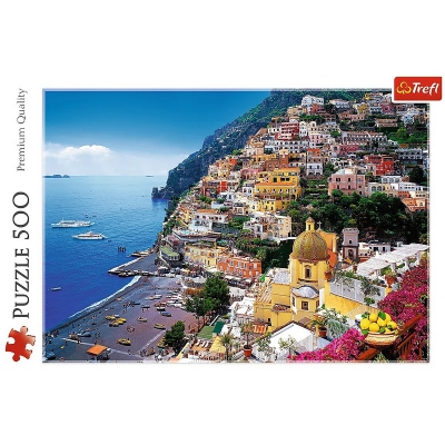 Puzzle 500 elementów Positano, Wybrzeże Amalfickie, Włochy 37145 Trefl