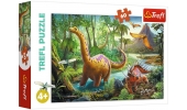 Puzzle 60 elementów - Wędrówka Dinozaurów 17319 / TREFL