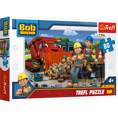 Puzzle 60 elementów Bob Budowniczy - Bob i Wendy 17300 TREFL