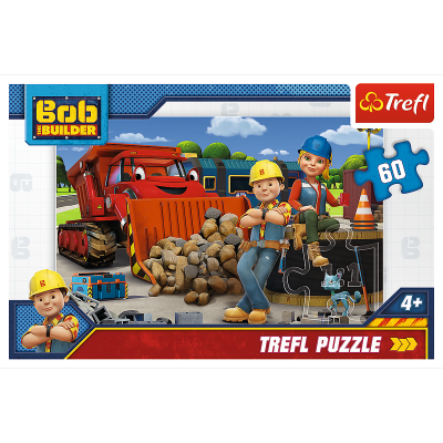Puzzle 60 elementów Bob Budowniczy - Bob i Wendy 17300 TREFL