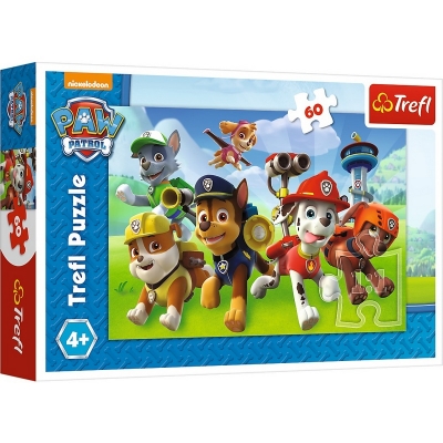 Puzzle 60 elementów - Gotowi do Akcji Psi Patrol 17321 / TREFL