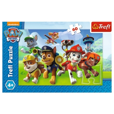Puzzle 60 elementów - Gotowi do Akcji Psi Patrol 17321 / TREFL