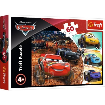 Puzzle 60 elementów Zygzak McQueen z Przyjaciółmi 17327 TREFL