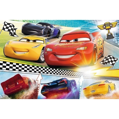 Puzzle 60 elementów Cars 3 - Legendarny Wyścig 17334 TREFL