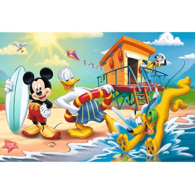 Puzzle 60 elementów - Ciekawy dzień Mikiego i przyjaciół 17359 / TREFL
