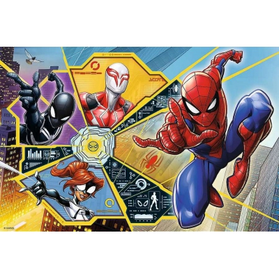 Puzzle 60 el. Marvel Spiderman. W sieci 17372 Trefl