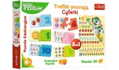 Puzzle Edukacyjne Trefliki Poznają Cyferki 15554 / TREFL