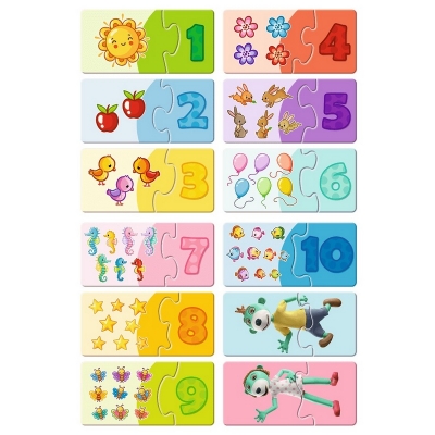 Puzzle Edukacyjne Trefliki Poznają Cyferki 15554 / TREFL