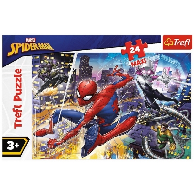 Puzzle Maxi 24 - Nieustraszony Spider-Man 14289 / TREFL