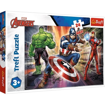 Puzzle Maxi 24 - W świecie Avengersów 14321 / TREFL