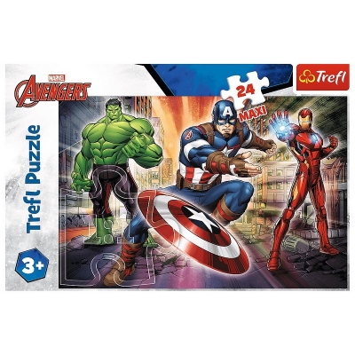 Puzzle Maxi 24 - W świecie Avengersów 14321 / TREFL
