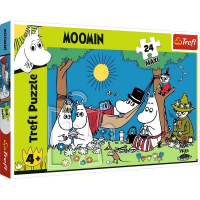 Puzzle Maxi 24 - Radosny Dzień Muminków 14324 / TREFL