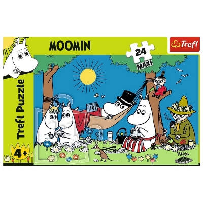 Puzzle Maxi 24 - Radosny Dzień Muminków 14324 / TREFL