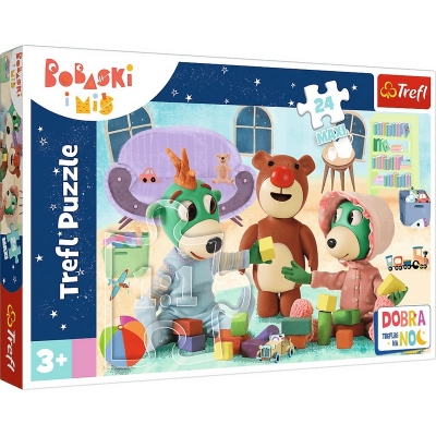 Puzzle Maxi 24 - Zabawy Treflików przed snem - Dobranoc, Trefliki na noc 14325 / TREFL