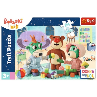 Puzzle Maxi 24 - Zabawy Treflików przed snem - Dobranoc, Trefliki na noc 14325 / TREFL
