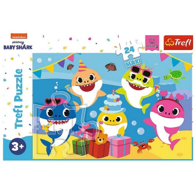 Puzzle Maxi 24 - Wesołe Baby Shark 14337 / TREFL