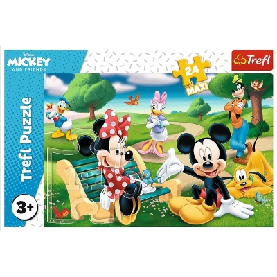 Puzzle Maxi 24 - Myszka Miki w Gronie Przyjaciół 14344 / TREFL