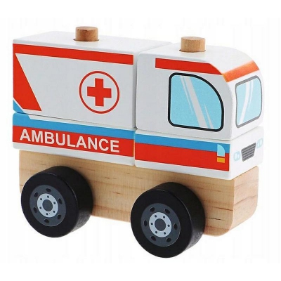 Ambulance Zabawka Drewniana 61768 Trefl