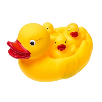 Kacza rodzinka do kąpieli 4 sztuki 033 / Tullo