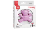Grzechotka Miś Różowo-Szary 162 Tullo