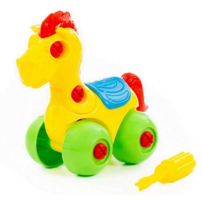 Zabawka Konstruktor - Klocki "Konik" 22 elementy w woreczku 83548 Wader-Polesie