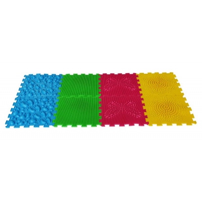 Mata do Masażu Ortopedyczna Modułowa „ORTHO PUZZLE” MIX 