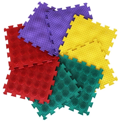 Mata Do Masażu Ortopedyczna Modułowa „ORTHO PUZZLE” MIX 