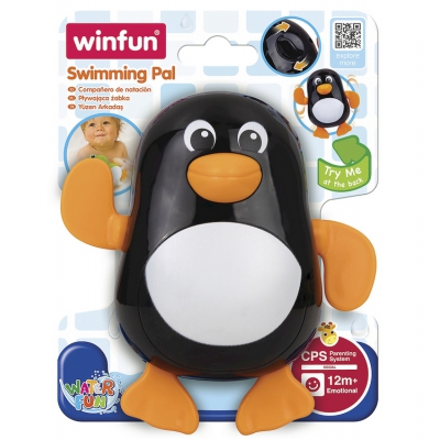 Nakręcany Pingwin do kąpieli 007102 Smily Play / Winfun