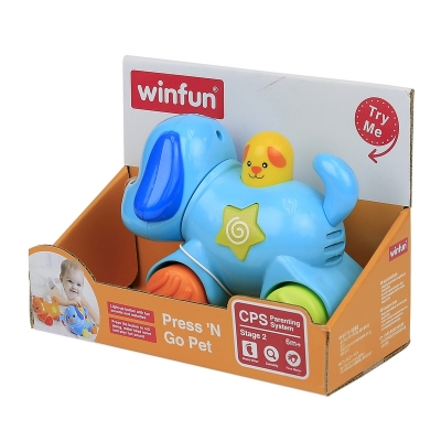Zwierzaki Naciśnij i Jedź PIESEK 000733 Winfun / Smily Play