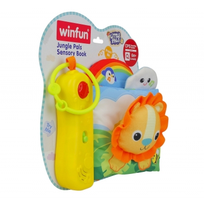 Sensoryczna Książeczka DŻUNGLA 000200 Winfun / Smily Play