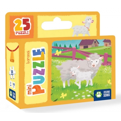 Minipuzzle. Baranek / Zielona Sowa